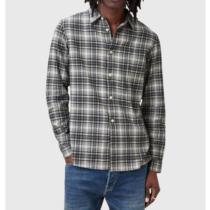 AllSaints Gratton Slim Fit Checked Shirt